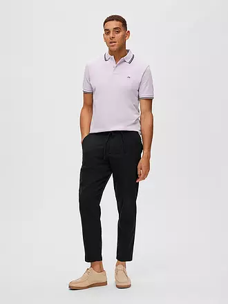 SELECTED | Pantalon en lin SLHSLIMTAPE | schwarz